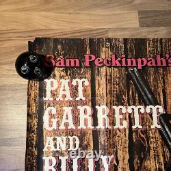 Pat Garrett et Billy le Kid Affiche de Film Originale UK Quad 1973