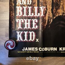Pat Garrett et Billy le Kid Affiche de Film Originale UK Quad 1973