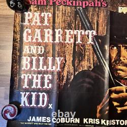 Pat Garrett et Billy le Kid Affiche de Film Originale UK Quad 1973