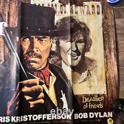 Pat Garrett et Billy le Kid Affiche de Film Originale UK Quad 1973