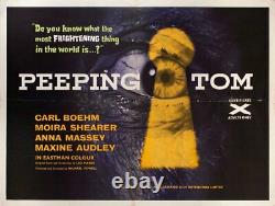 Peeping Tom 1960 Britannique Quad Poster