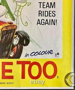 Père est aussi venu - Affiche de film Quad ORIGINALE James Robertson Justice 1964