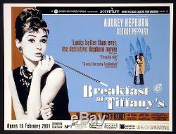 Petit Déjeuner À Tiffanys Audrey Hepburn 2001 Bfi Quad