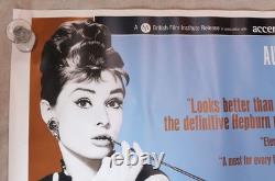 Petit-déjeuner chez Tiffany's Affiche originale BFI British Quad 2001 Audrey Hepburn