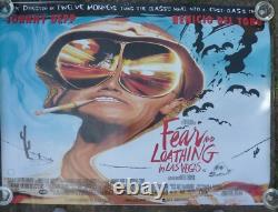 Peur et dégoût à Las Vegas (1998) Affiche de film cinéma originale UK Quad