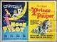 Pilote De La Lune / Le Prince Et Le Pauvre Affiche De Film Originale Quad Disney Rr
