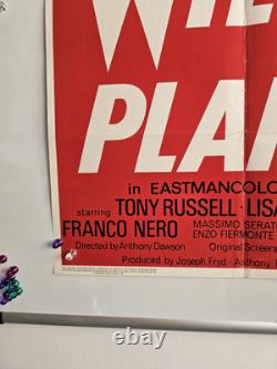 Planète Sauvage Affiche de Film Quad UK 1966 Excellent État Très Rare Sci-fi