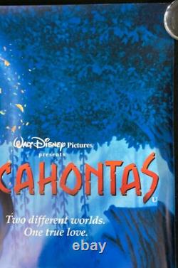 Pocahontas AFFICHE DE FILM QUAD ORIGINALE Walt Disney 1995