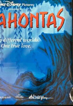 Pocahontas AFFICHE DE FILM QUAD ORIGINALE Walt Disney 1995 Pocahontas AFFICHE DE FILM QUAD ORIGINALE Walt Disney 1995