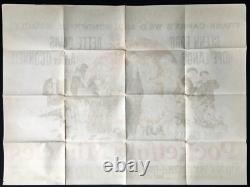 Poche de Miracles AFFICHE QUADRIPTYQUE ORIGINALE du Film Frank Capra Bette Davis 1961