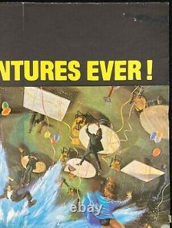 Poseidon Aventure Original Quad Affiche De Cinéma Gene Hackman Irwin Allen 1972
