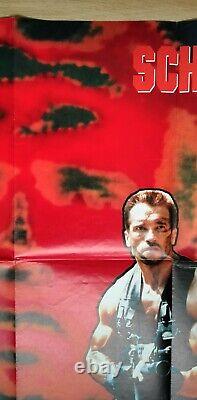 Prédateur (1987) Affiche originale du film au format UK quad, SCHWARZENEGGER en superbe état