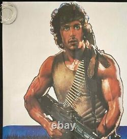 Premier Sang Affiche de Cinéma Originale Quad Sylvester Stallone Struzan 1982