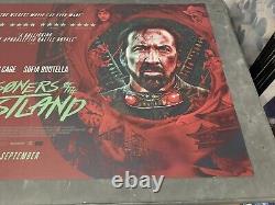 Prisonniers de Ghostland (2021) Affiche de film UK quad 30 x 40 Nicholas Cage Rare