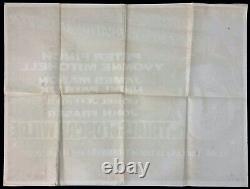 Procès d'Oscar Wilde Affiche de film originale Quad Peter Finch Yvonne Mitchell'60