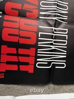 Psycho III Affiche de Film Originale Quad Anthony Perkins 1986