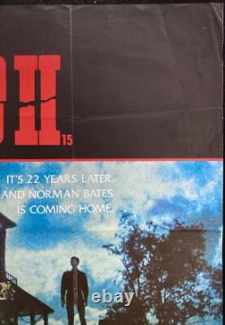 Psycho II Affiche de Film Originale Quad Anthony Perkins Richard Franklin 1983