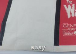 Psycho / La Guerre des Mondes Affiche de Film Quad Double Bill UK Original 1960