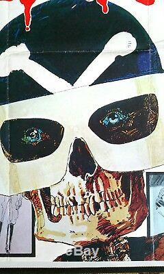 Psychomanie Originale 1973 Affiche Du Film Quad Britannique Cult Biker Gang Zombie Horror