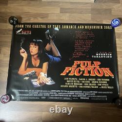 Pulp Fiction Affiche de Film Originale UK Quad 1994 VGC RARE