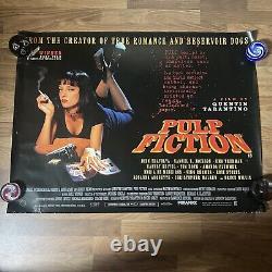 Pulp Fiction Affiche de Film Originale UK Quad 1994 VGC RARE