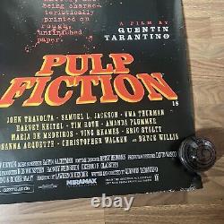 Pulp Fiction Affiche de Film Originale UK Quad 1994 VGC RARE