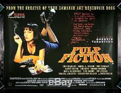 Pulp Fiction Cinemasterpieces Poster Film Vintage Original British Quad 1994