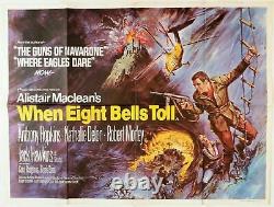 Quand Huit Bells Toll Original Uk Quad Film Poster 1971
