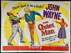 Quiet Man Original Quad Affiche De Cinéma John Wayne John Ford