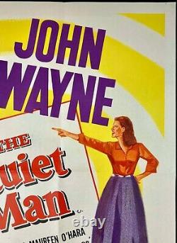Quiet Man Original Quad Affiche De Cinéma John Wayne John Ford