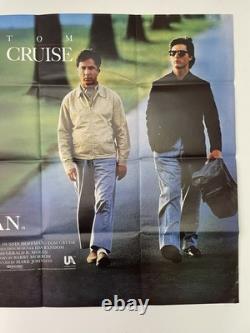 RAIN MAN Affiche de Film Vintage Originale 1988 UK Quad 30x40 Hoffman Tom Cruise