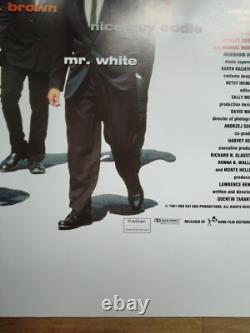 RESERVOIR DOGS (1992) excellent état original DOUBLE-FACE UK cinéma QUAD AFFICHE