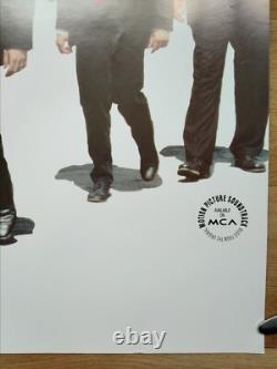 RESERVOIR DOGS (1992) excellent état original DOUBLE-FACE UK cinéma QUAD AFFICHE