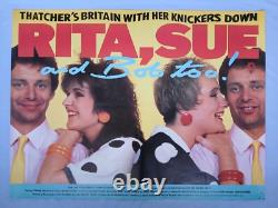RITA SUE ET BOB AUSSI (1987) affiche originale du cinéma britannique en quad
