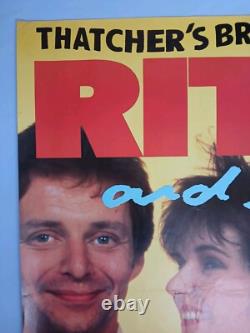 RITA SUE ET BOB AUSSI (1987) affiche originale du cinéma britannique en quad