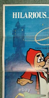 ROI DICK (1973) v. Affiche de film originale UK quad rare Comédie pornographique cartoon sexe