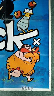 ROI DICK (1973) v. Affiche de film originale UK quad rare Comédie pornographique cartoon sexe