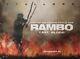 Rambo Dernier Sang (2019) Affiche Originale Du Film, British Quad
