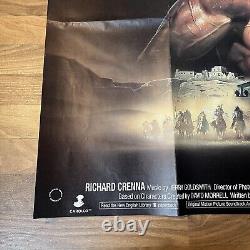 Rambo III 3 Stallone Affiche de cinéma pliée originale du Royaume-Uni, format quad 1988 en très bon état.