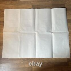 Rambo III 3 Stallone Affiche de cinéma pliée originale du Royaume-Uni, format quad 1988 en très bon état.