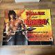 Rambo La Première Partie Du Sang Partie Ii 2 Stallone Affiche De Film Originale Uk Quad 1985
