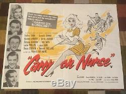 Rare Carry Originale Sur Nurse Film Quad Poster