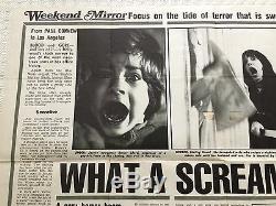 Rare Le Teaser Brillante Originale Britannique Film Quad 1980 Kubrick Roi Nicholson