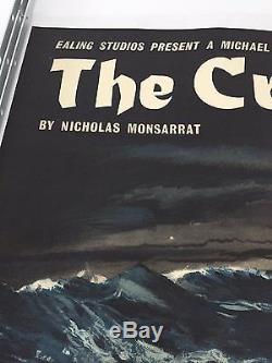 Rare Lin-backed Style-un Film Britannique Quad Affiche Du Film The Cruel Sea 1953