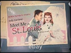 Rencontrez-moi à St. Louis Affiche de film originale Quad Judy Garland Vincente Minnelli