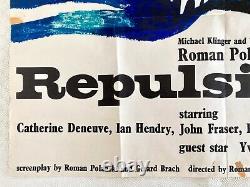 Répulsion Original 1965 Film Quad Poster Roman Polanski Deneuve Jan Lenica Art