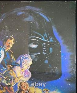 Retour Du Film Jedi Original Quad Affiche De Cinéma Star Wars 1983