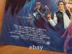 Retour Du Jedi + Star Wars Triple! Rares Affiches Quad Royaume-uni1983 Mint S’est Déroulé