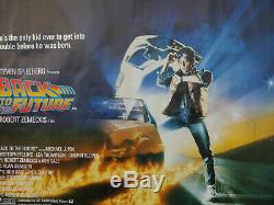 Retour Vers Le Futur (lamine) 1985 Uk Affiche De Film De Cinéma Quad Michael J Fox