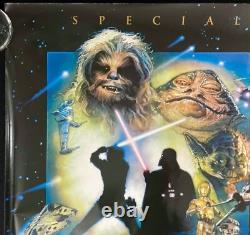Retour du Jedi Affiche Originale Quad Film 1997 Édition Spéciale RR Star Wars